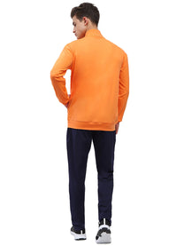 Promo Men's All weather Regular Fit Track Suit with Zipper and Pockets Comfortable Breathable Stretchable Soft Fabric For Everyday Use Ideal for Gym Training or Running Loungwear
