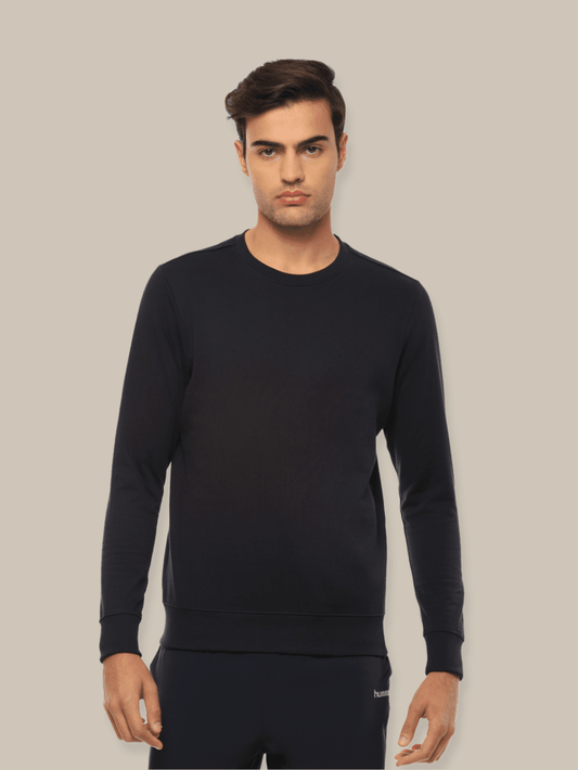 Hummel Eduk Men Blue Sweatshirt B2B - Hummel India