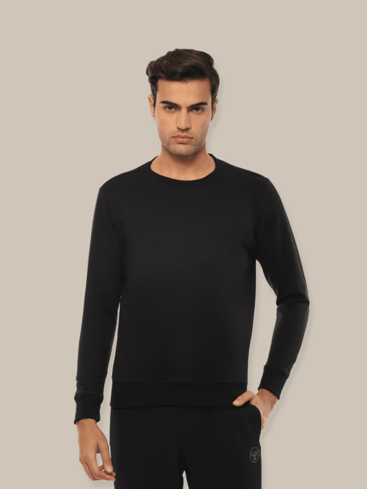 Hummel Eduk Men Black Sweatshirt B2B - Hummel India