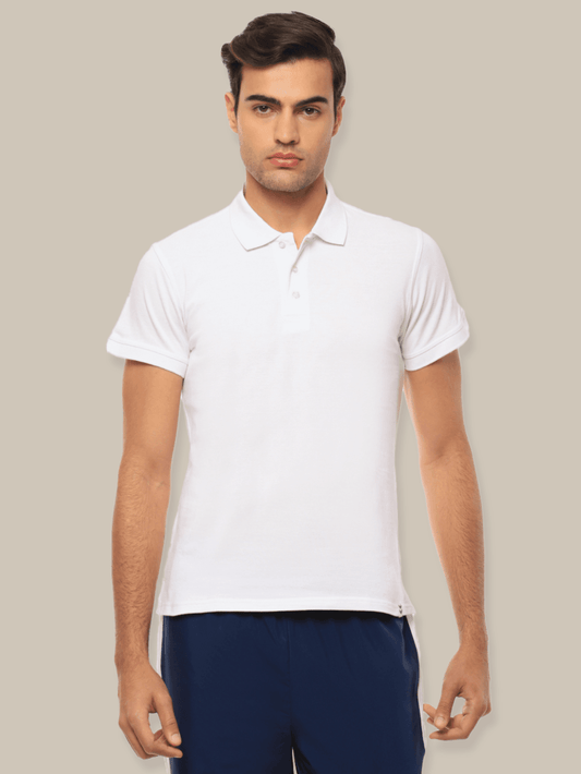 Hummel Men White B2B Polo - Hummel India