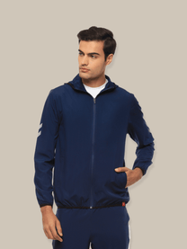 Hummel Victor Men Blue B2B Jacket - Hummel India