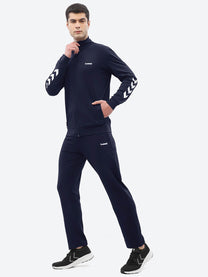 Promo Men's All weather Regular Fit Track Suit with Zipper and Pockets Comfortable Breathable Stretchable Soft Fabric For Everyday Use Ideal for Gym Training or Running Loungwear