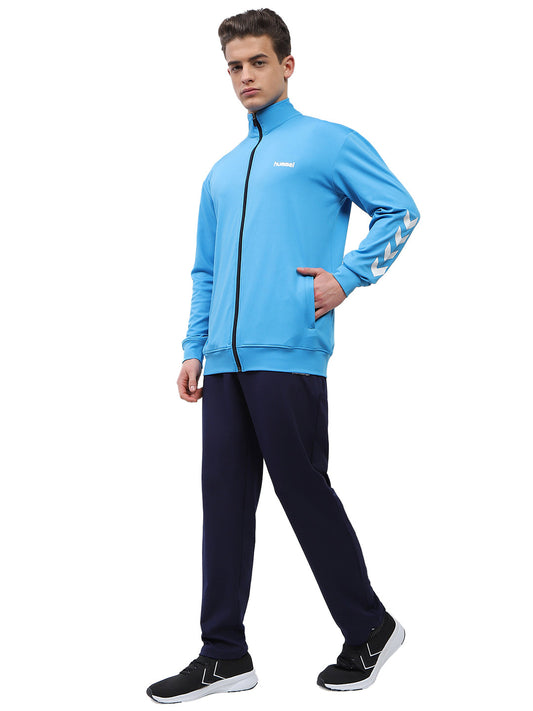 Promo Men's All weather Regular Fit Track Suit with Zipper and Pockets Comfortable Breathable Stretchable Soft Fabric For Everyday Use Ideal for Gym Training or Running Loungwear