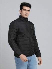 Hummel Benne Men Black Bomber Jacket