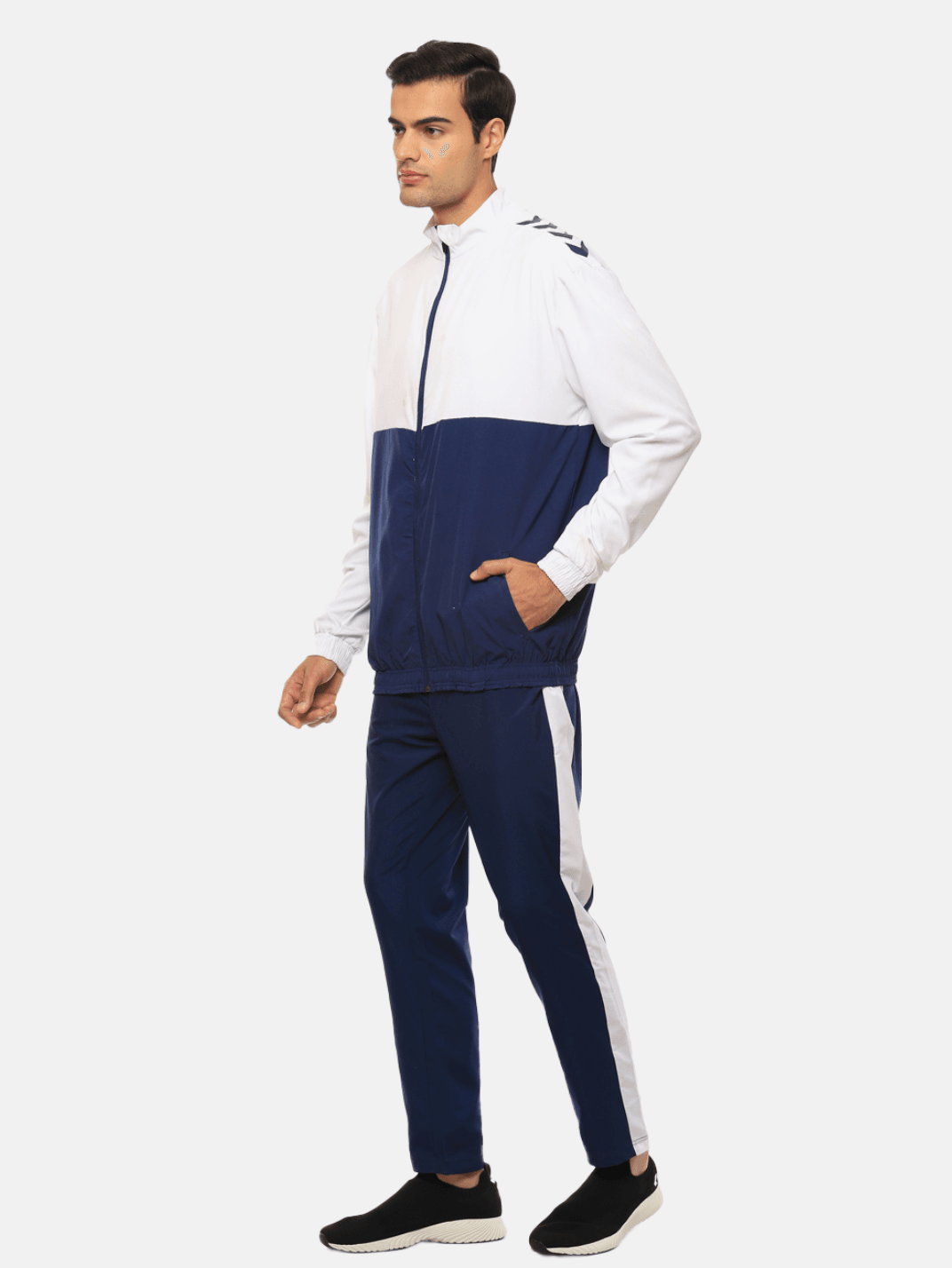 Hummel Abis Men Navy B2B Jacket - Hummel India