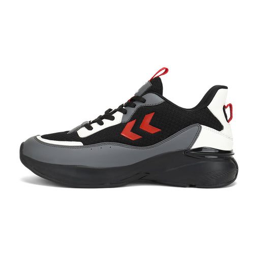 Blaze Men Lace Up Sports Black/Red Shoe