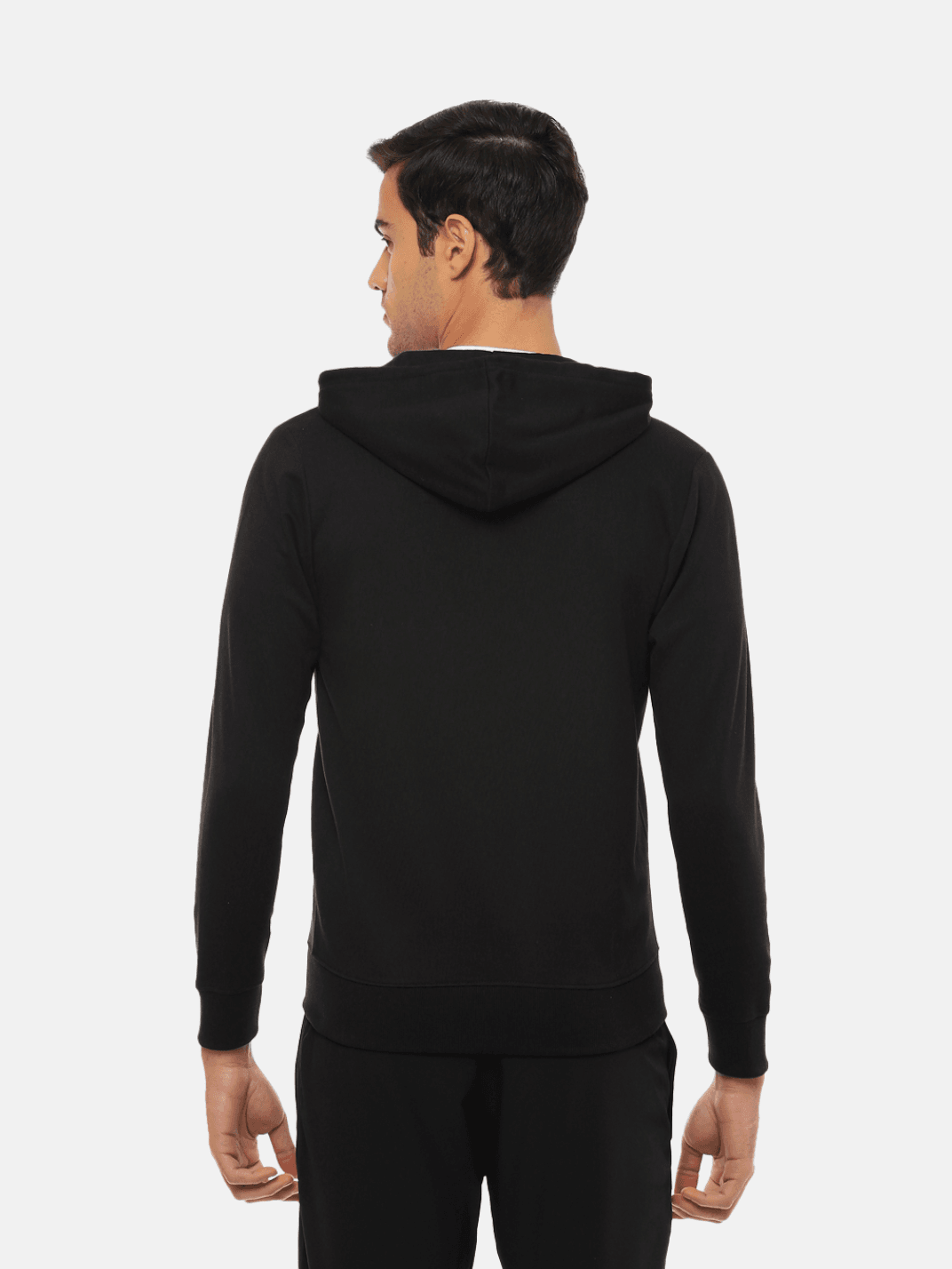 Hummel Elwin Men Black B2B Zipper Hoodie - Hummel India