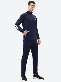 Promo Men's All weather Regular Fit Track Suit with Zipper and Pockets Comfortable Breathable Stretchable Soft Fabric For Everyday Use Ideal for Gym Training or Running Loungwear