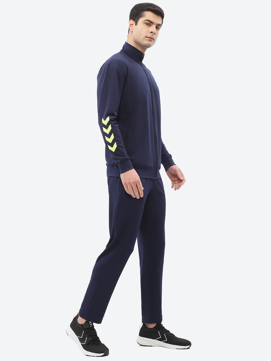 Promo Men's All weather Regular Fit Track Suit with Zipper and Pockets Comfortable Breathable Stretchable Soft Fabric For Everyday Use Ideal for Gym Training or Running Loungwear