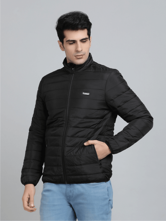 Hummel Benne Men Black Bomber Jacket