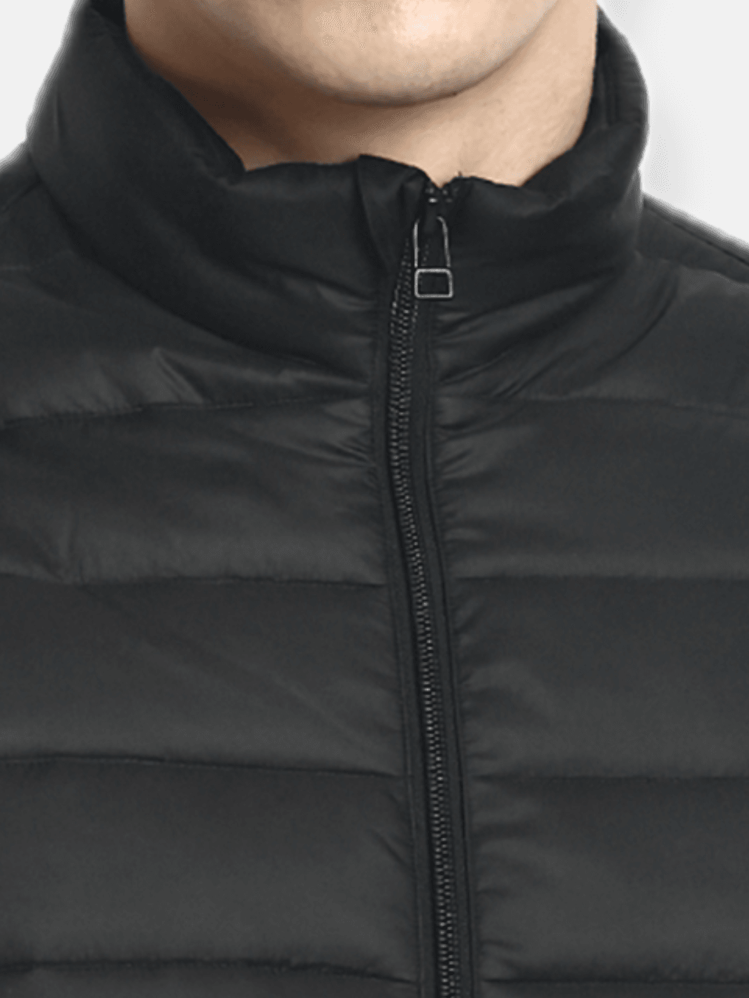 Hummel Venne Men Black Sleeveless Bomber Jacket - Hummel India