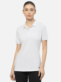 Hummel Kelci Womens White B2B Polo