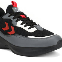 Blaze Men Lace Up Sports Black/Red Shoe
