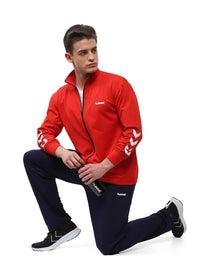 Promo Men's All weather Regular Fit Track Suit with Zipper and Pockets Comfortable Breathable Stretchable Soft Fabric For Everyday Use Ideal for Gym Training or Running Loungwear
