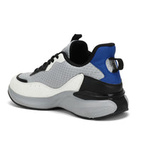 Blaze Men Lace Up Sports Grey/Black Shoe