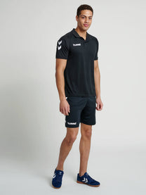 Hummel Core Functional Men Polyester Black Polo T-Shirt