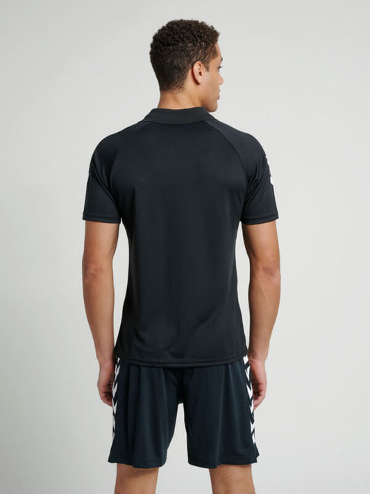 Hummel Core Functional Men Polyester Black Polo T-Shirt