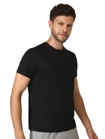 Hummel Budoc Men Polyester Black T-Shirt