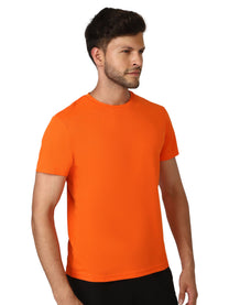 Hummel Budoc Men Polyester Orange T-Shirt