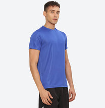 Hummel Budoc Men Polyester Dark Blue T-Shirt