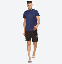 Hummel Budoc Men Polyester Blue T-Shirt