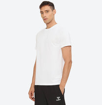 Hummel Budoc Men Polyester White T-Shirt