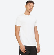 Hummel Budoc Men Polyester White T-Shirt
