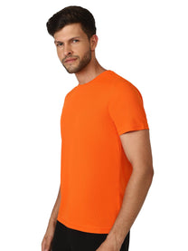 Hummel Budoc Men Polyester Orange T-Shirt