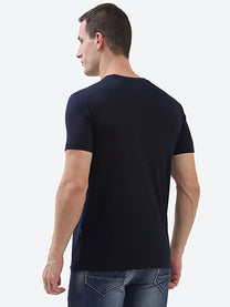 Hummel Cam Men's Navy Blue T-shirt