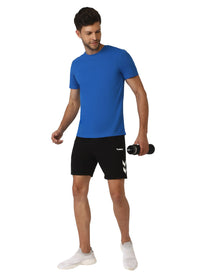 Hummel Budoc Men Polyester True Blue T-Shirt