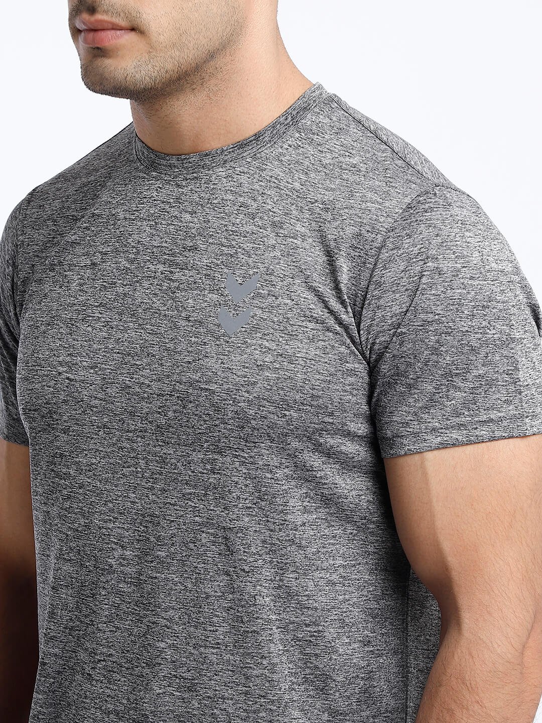 Gensen Poly Black T-Shirts for Men